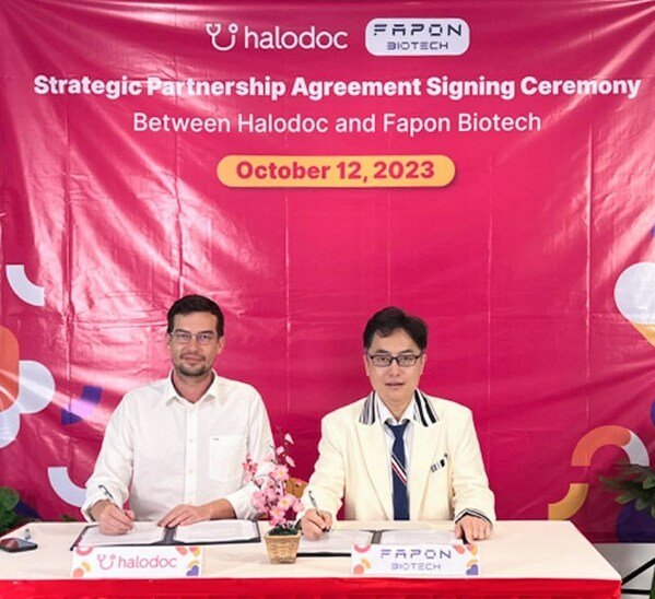 Jonathan Sudharta, CEO & Co-Founder Halodoc and Jielun ZHU, the Chief Financial Officer and Chief Investment Officer of Fapon